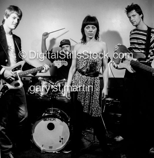 Wide view, stick in the air, The Sharks, Analog, Sharks, Black and White, 80s Rock