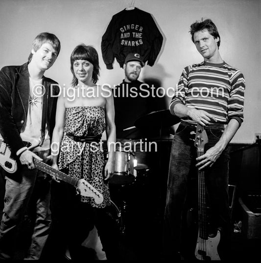 Wide view three, The Sharks, Analog, Sharks, Black and White, 80s Rock