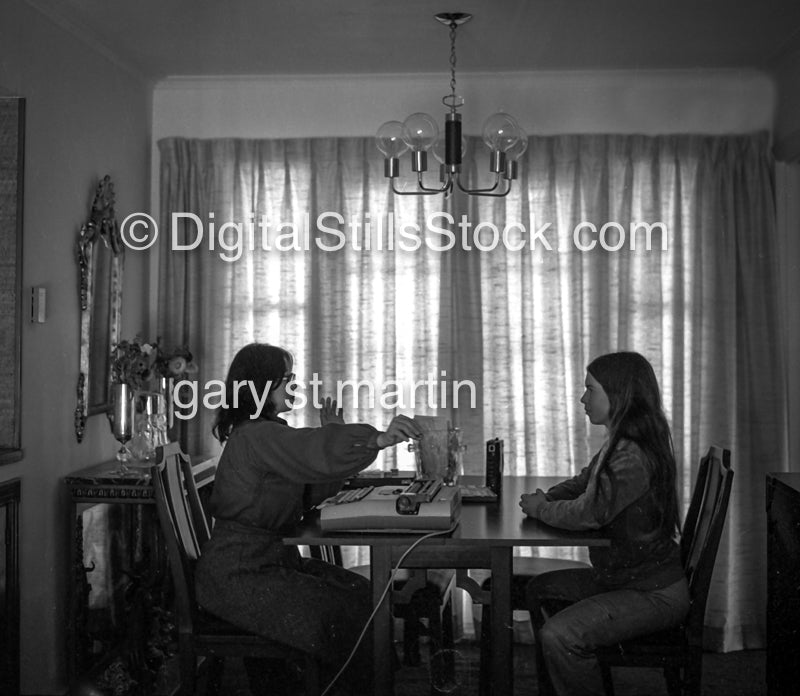 Caroline And the Psychic, San Francisco, CA, analog, black & white, portrait