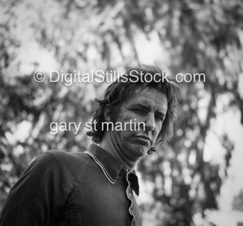 Portrait of Dennis Wagner, background in Motion Analog, Portraits, Men, Black and White
