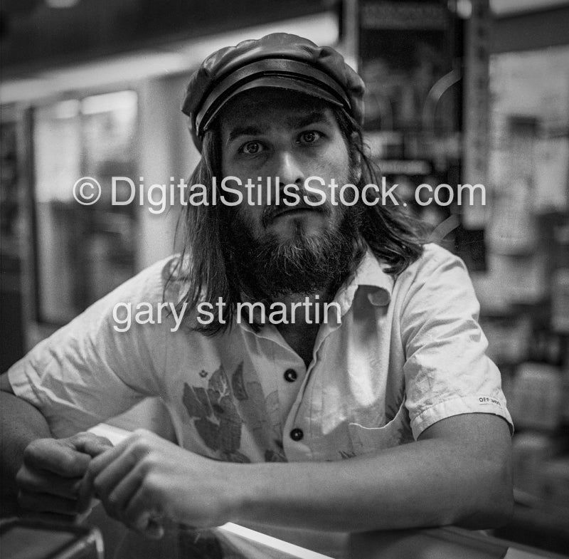 Self Portrait, San Francisco, CA, Analog, Portraits, Men, Black and White