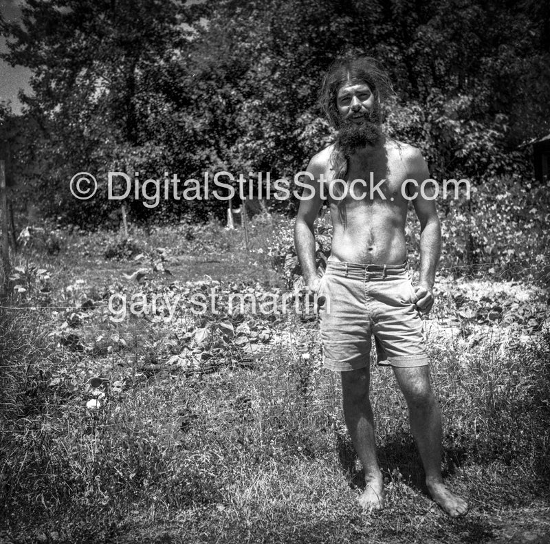 Rodney, Rainbow Oregon, Analog, Portraits, Men, Black and White