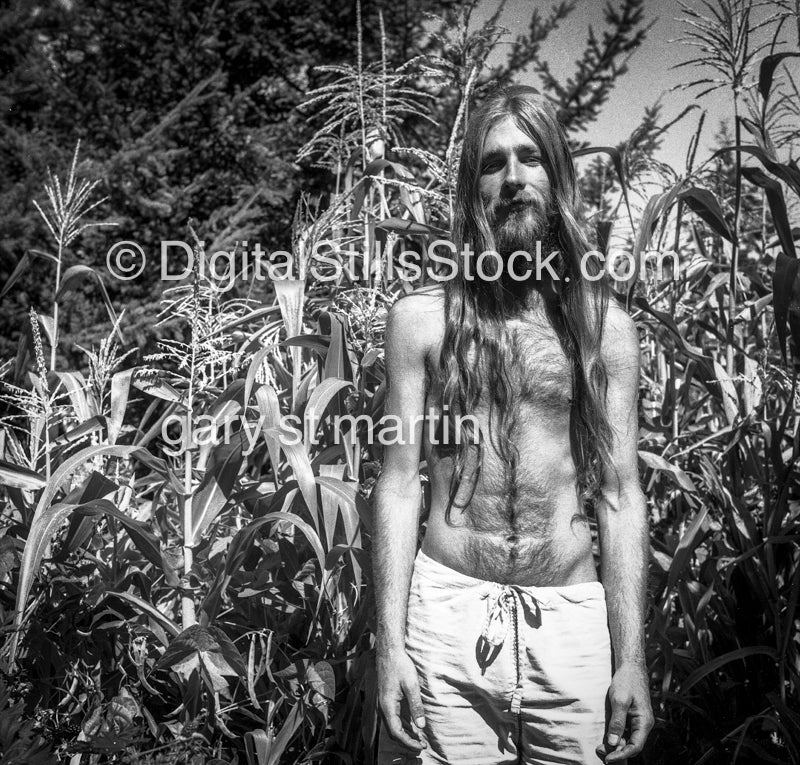 Billie Lous At Mirkwood Analog, Portrait, Men, Black & White