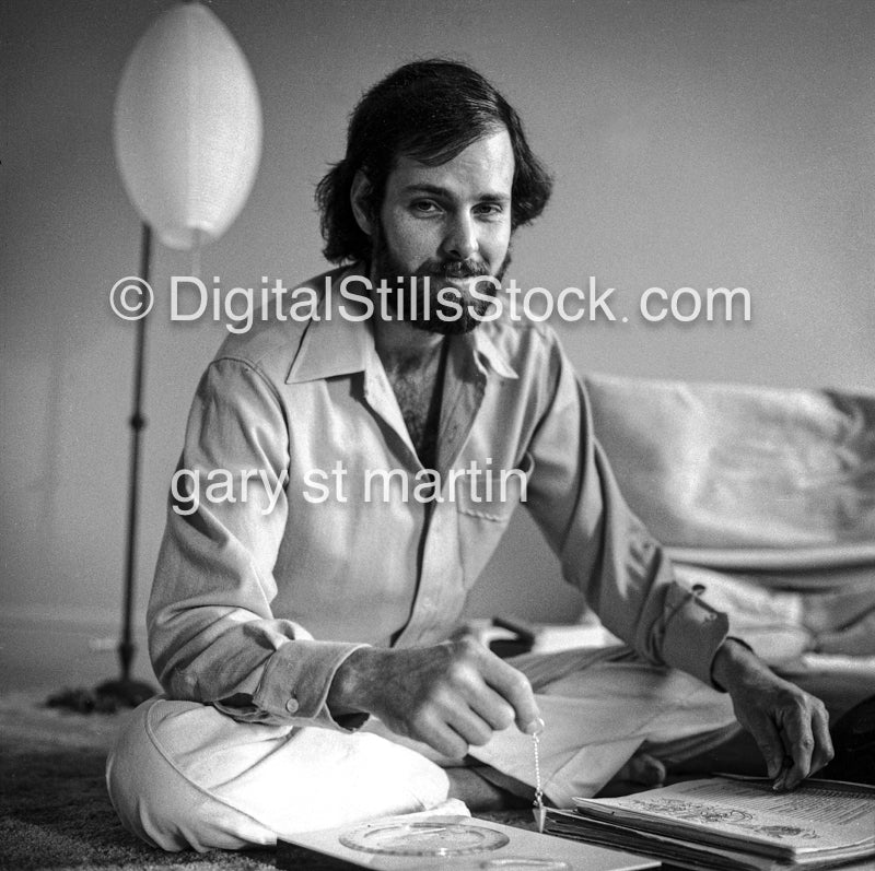 Crystal Healer Analog, Portrait, Men, Black & White