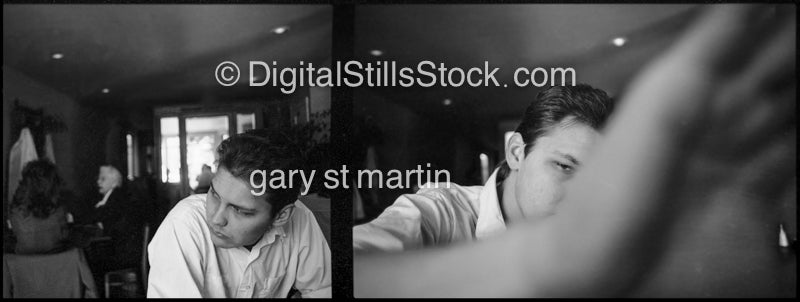 Two Exposures, Gary Swanson, Analog, Portraits, Men, Black and White