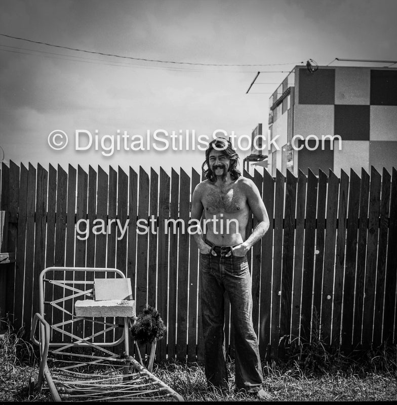 Jim Doing A Grey Card Test analog, men, black and white,