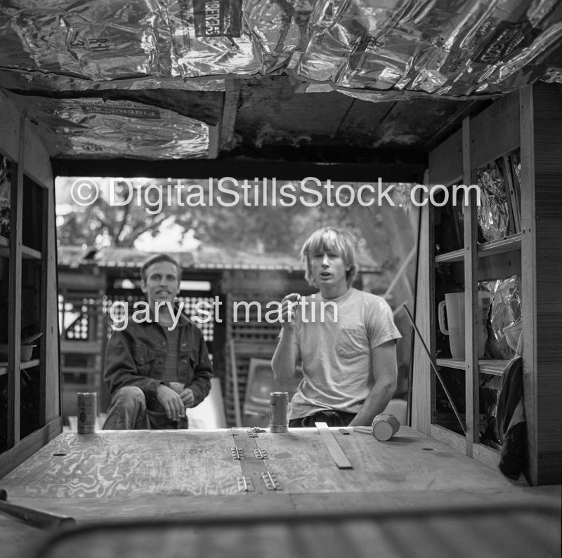Shane and His Friend Sid Portrait Analog, Portraits, Groups B & W
