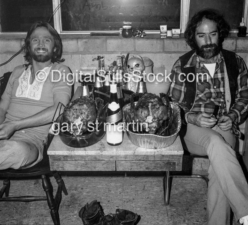 Rick and George Judd Next to Turkey Analog, Portraits, Groups B & W