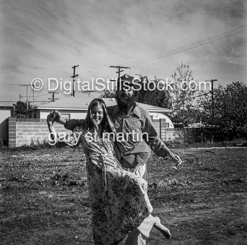 Joe and April, black and white analog groups