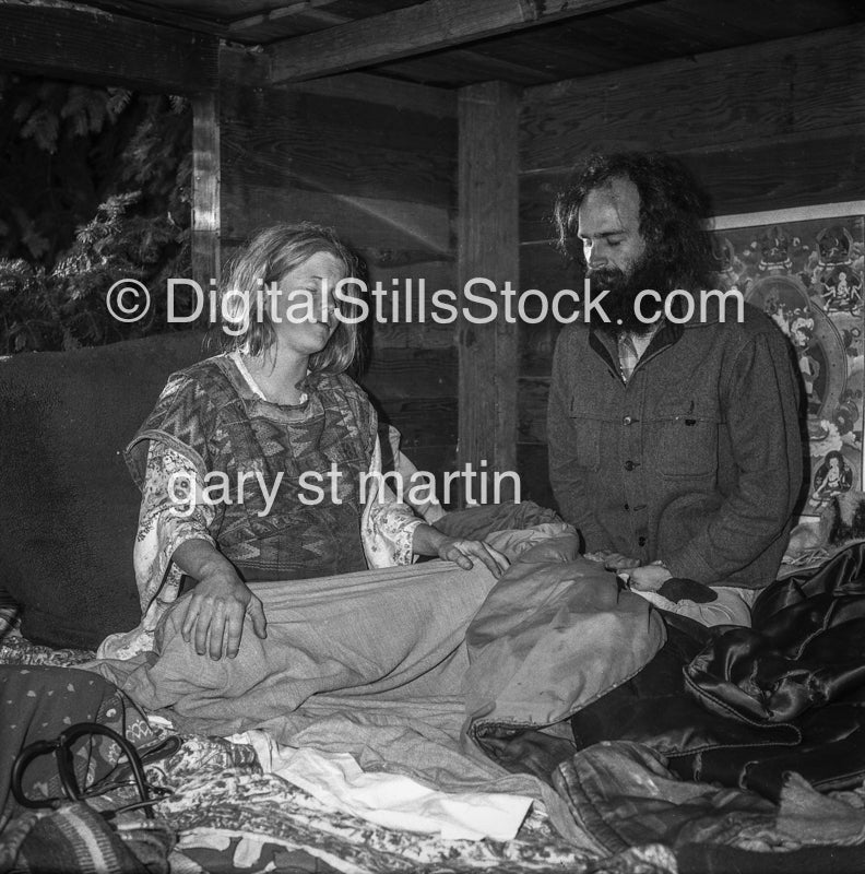 Joe and April in Meditation V2 Analog, Portraits, Groups B & W