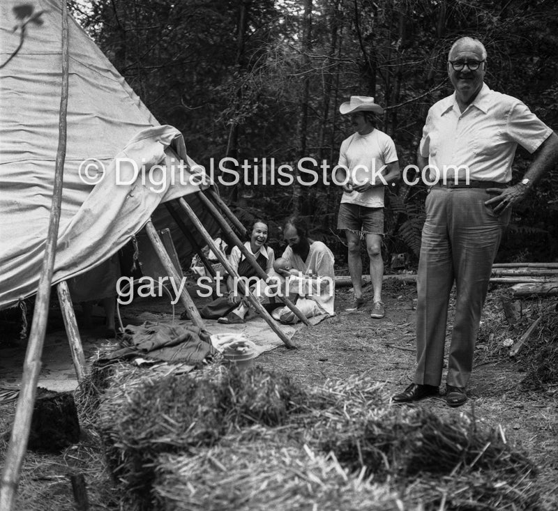Grandparents Visiting the Hippie Commune