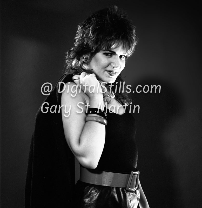 Coat Over Right Shoulder