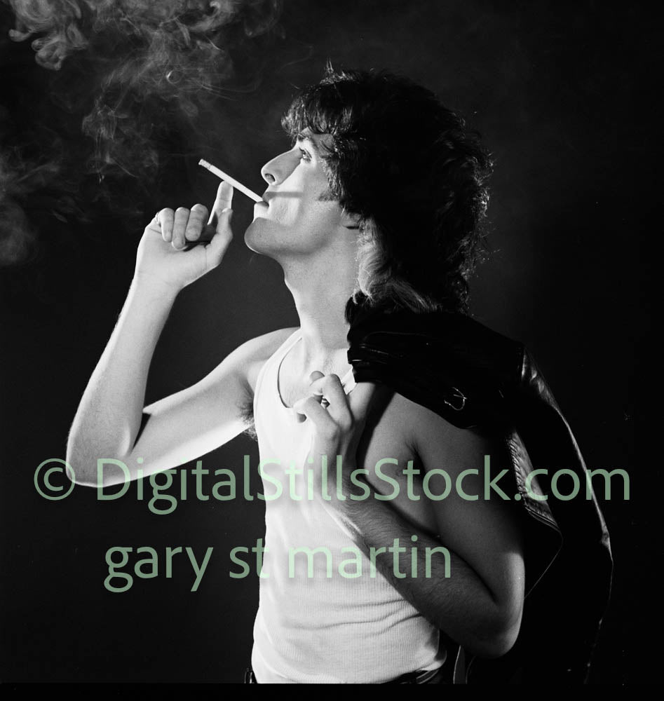 Danny, Smoking A Cigarette, analog, black and white, clubland