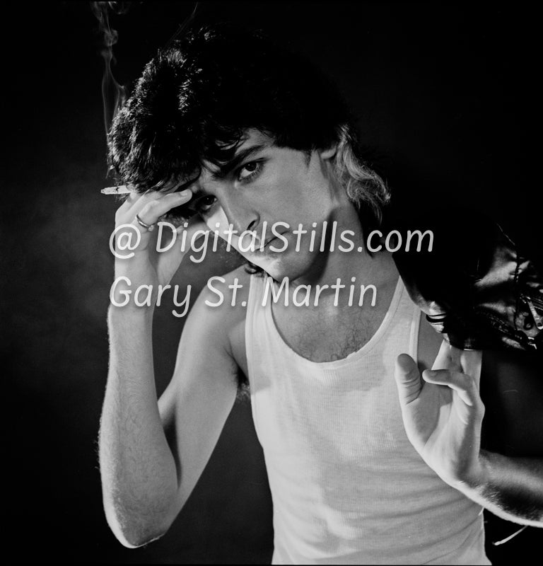 Clubland Hand on Head, Clubland ,Black and White ,Analog