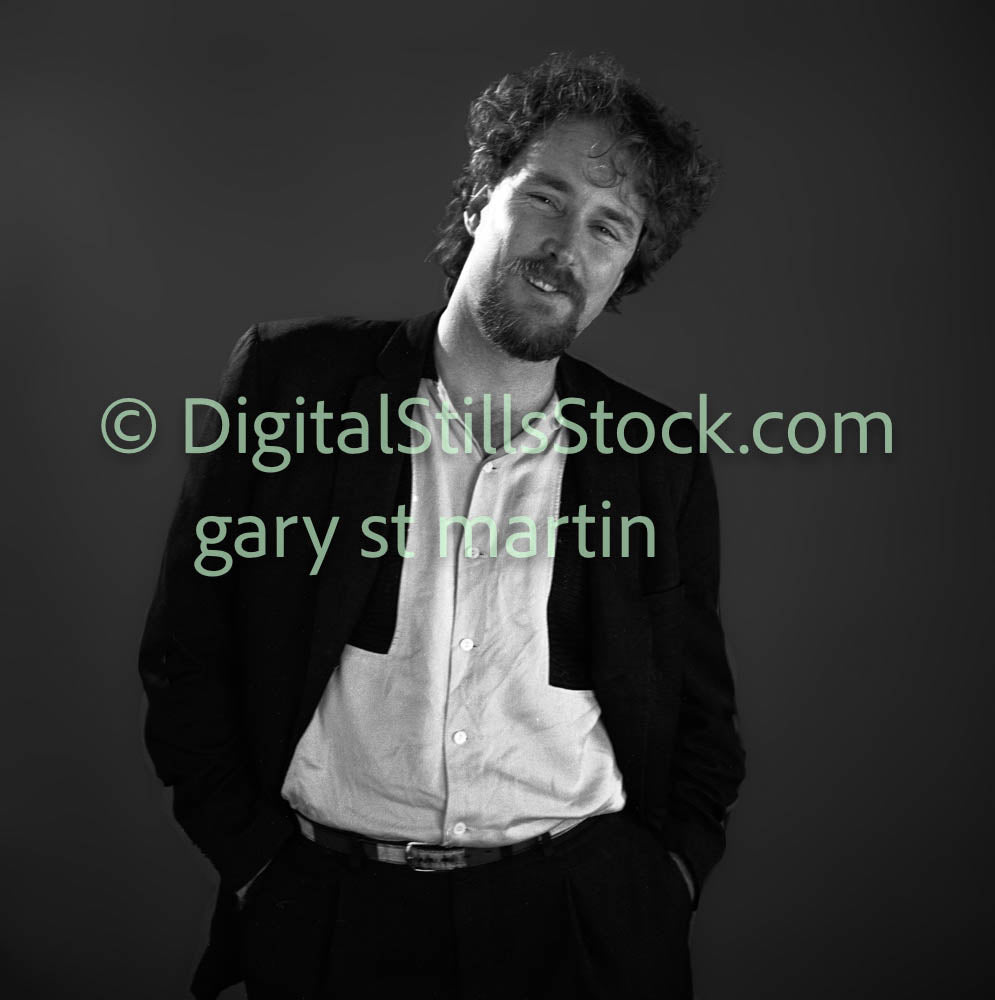 Dan, Slight Twist, Smiling, analog, black and white, the penetrators