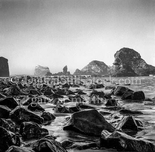 Boulders and Rugged Coast in Big Sur