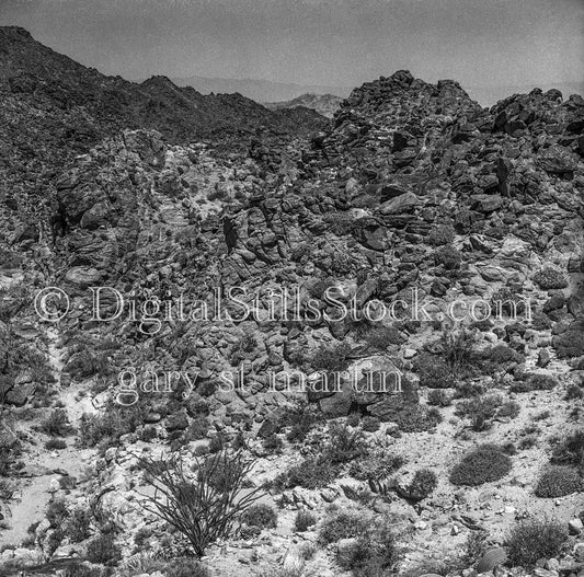 Rocky Terrain of Tahquitz Canyon, Palm Springs