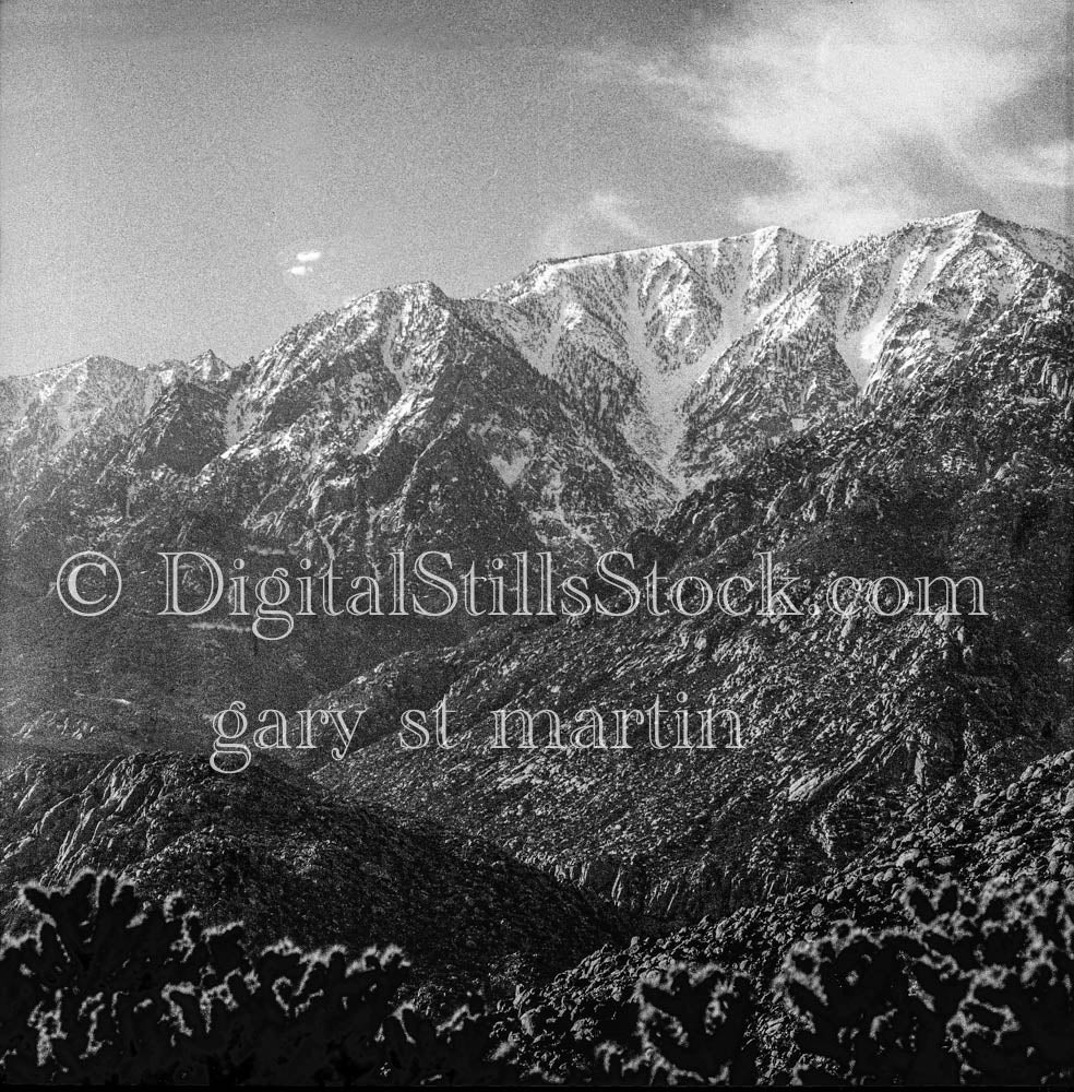 Vast and Frosted Oregon Mountain Range