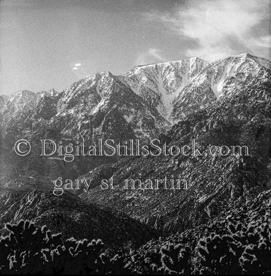Vast and Frosted Oregon Mountain Range