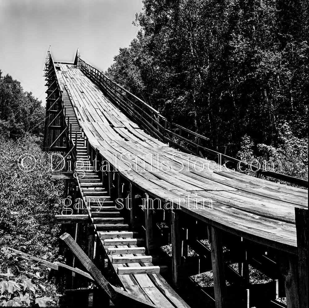 Ski Jumping Hill in Munising, Michigan