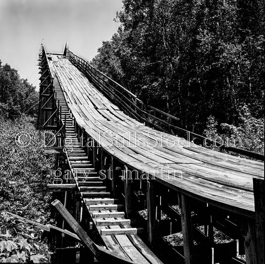 Ski Jumping Hill in Munising, Michigan