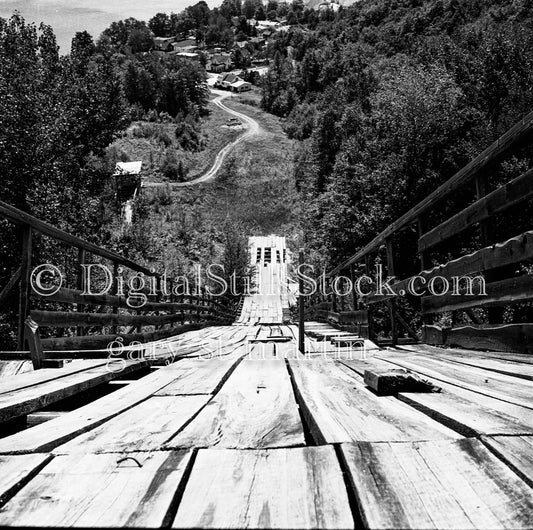 Downwards View of Ski Jump, Munising