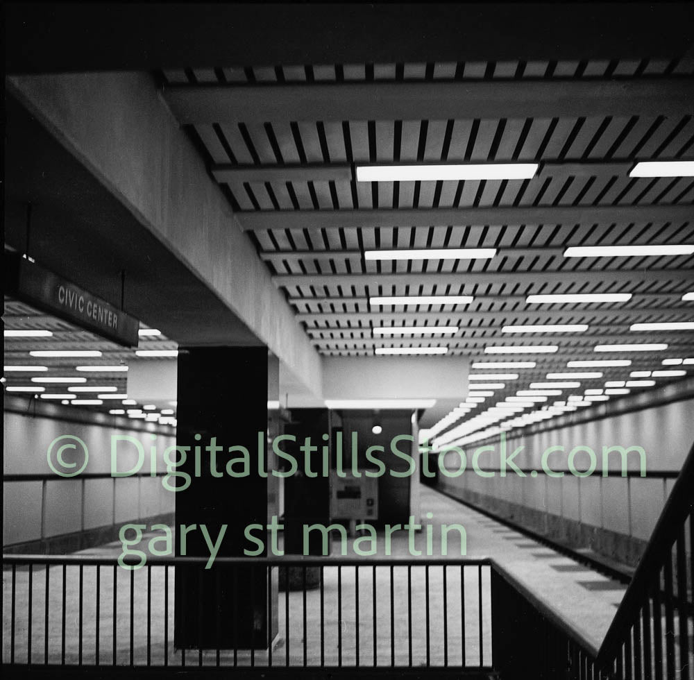 BART Station San Francisco Gates, analog, black and white, oddities