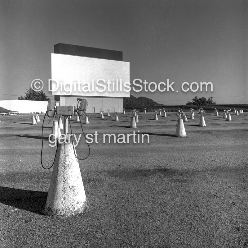 Drive in Theater, Black & White, Oddities