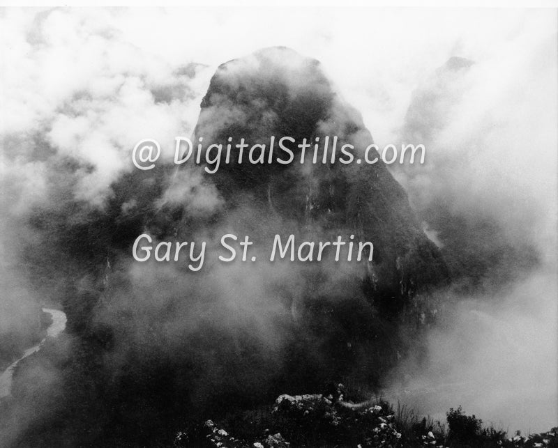 Huayna, Cusco, Peru, Peru, Black And White Shadow