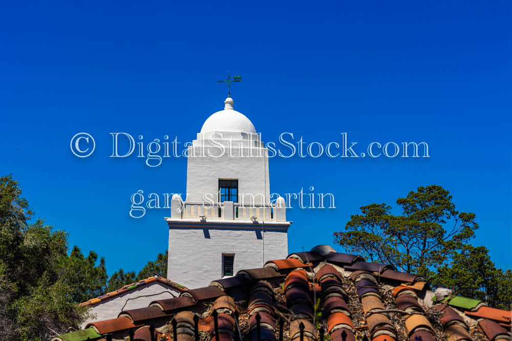 Junipero Serra Museum view from the rooftop , digital museum