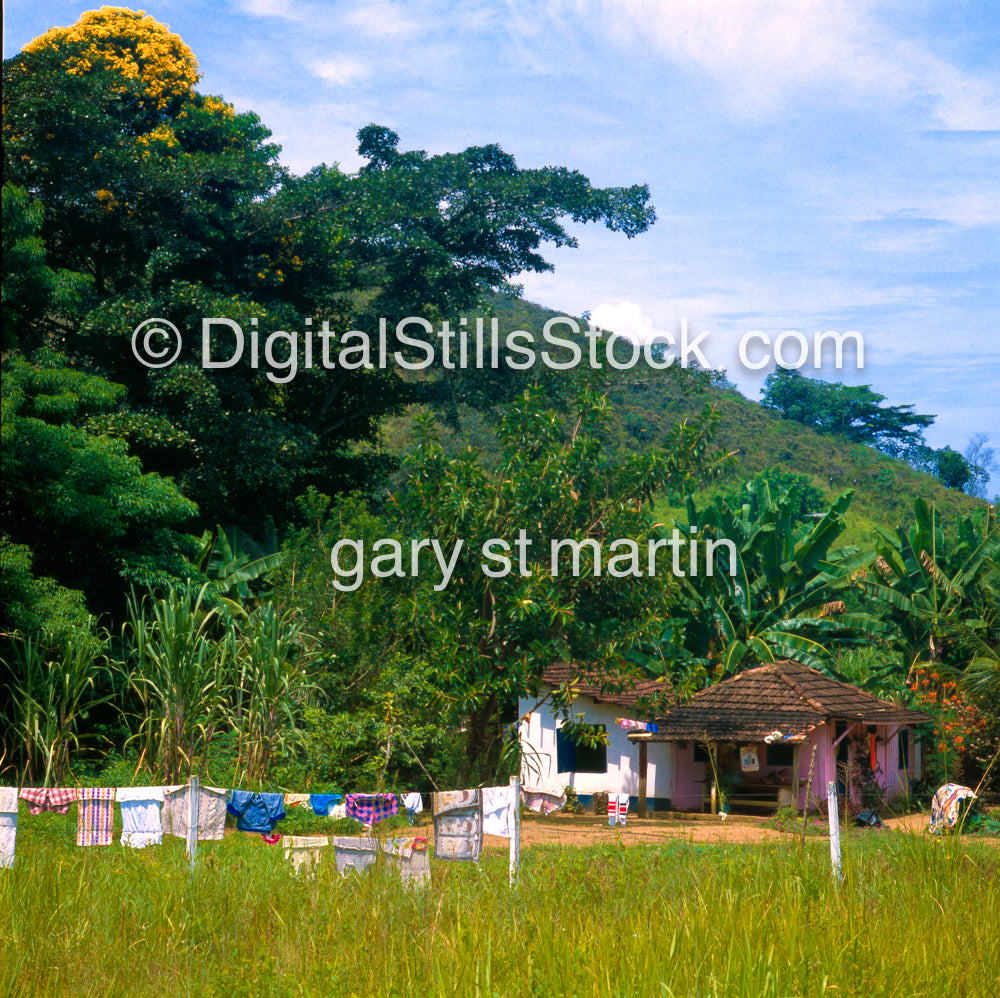 Clothes Out to Dry Closer View, Analog, Color, Brazil