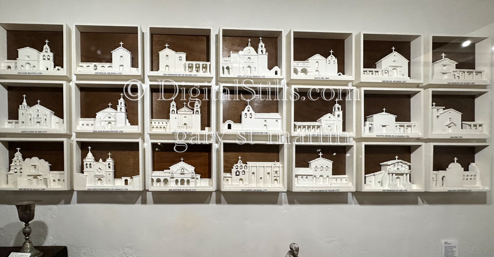 Mission De Alcalá, Inside Museum Four, Digital, California, Missions