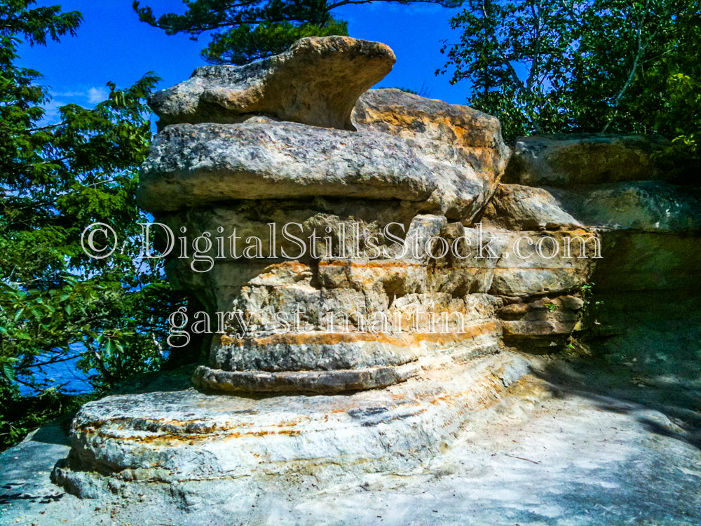 The Turret at Miner's Castle, digital Munising