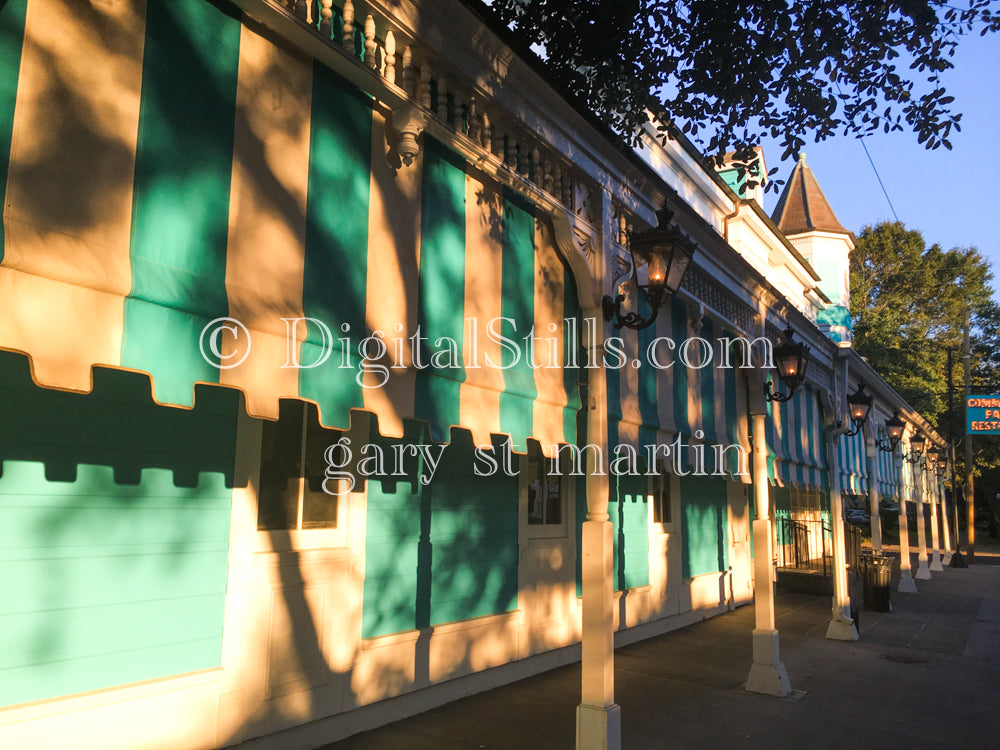 Commander's Palace Restaurant at Sunset Sideview, New Orleans, Digitals