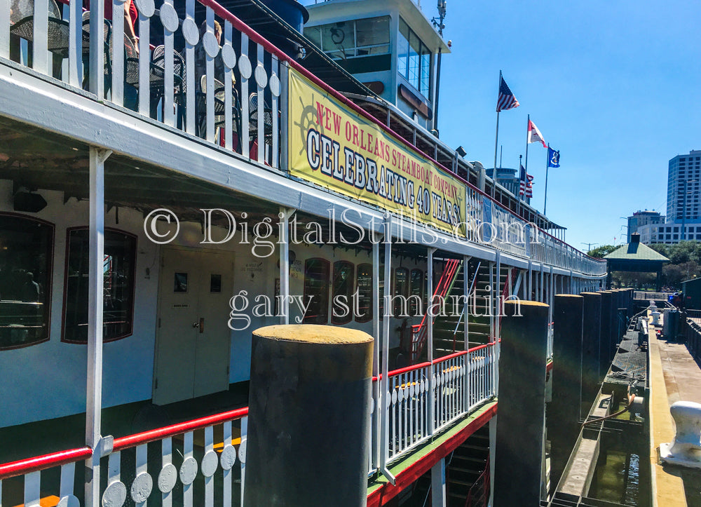 New Orleans steamboat Company celebrating 40 Year Anniversary, New Orleans, Digital