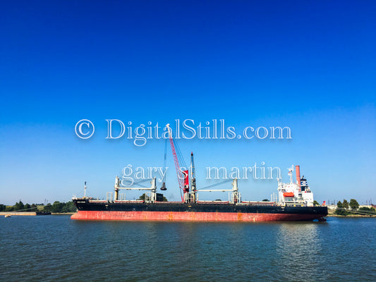 Oil Rig Boat, New Orleans, Digital