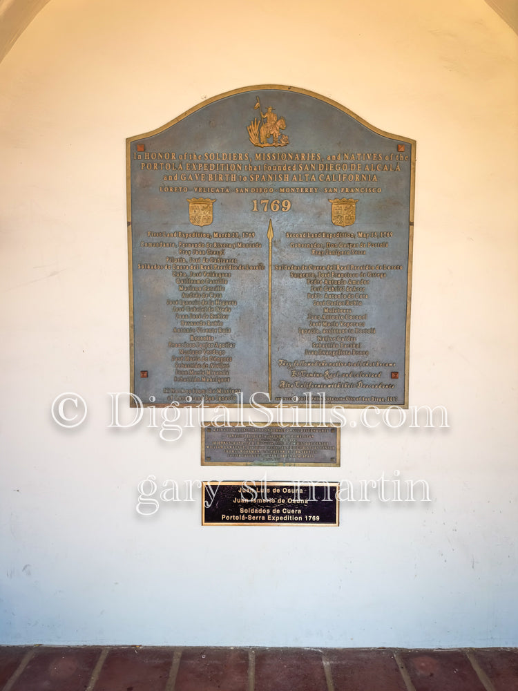 In Honor of Information sign at Junipero Serra Museum, digital Junipero Serra