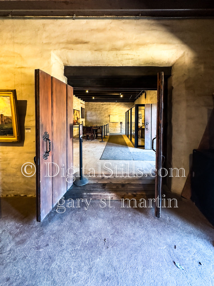View out the window West Wing Museum Rooms, Mission San Juan Capistrano , Digital, California Missions
