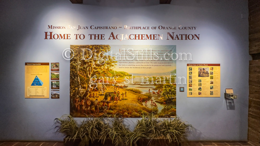 Mission San Juan Capistrano Sign, Digital, California Missions