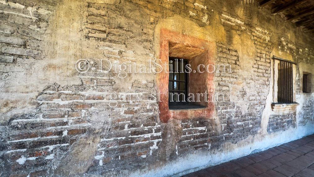 Adobe Block Building In Mission San Juan Capistrano , Digital, California Missions