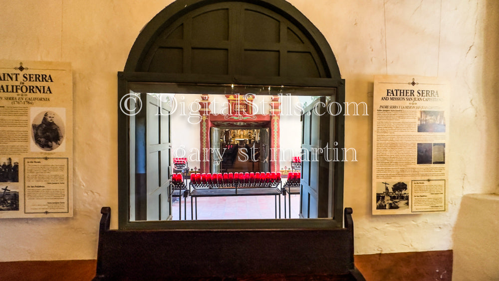 Hallway At Mission San Juan Capistrano , Digital, California Missions