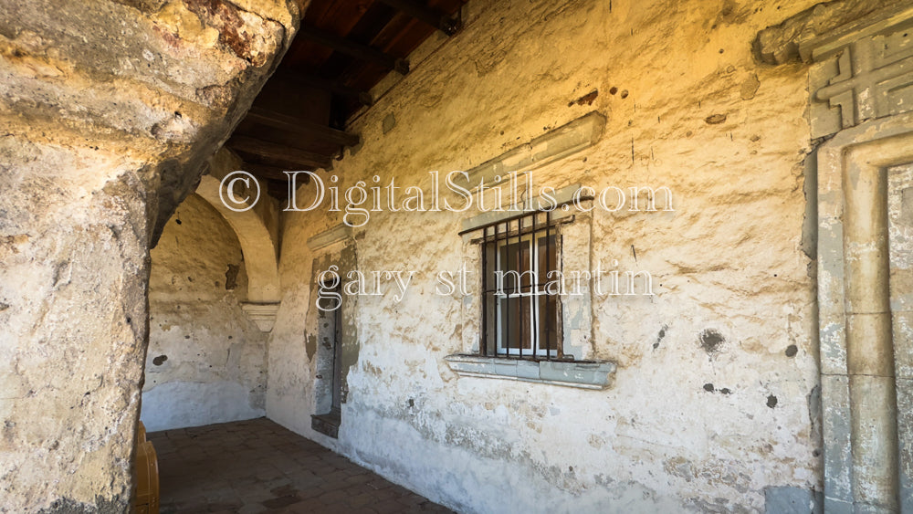 Old Building At Mission San Juan Capistrano , Digital, California Missions