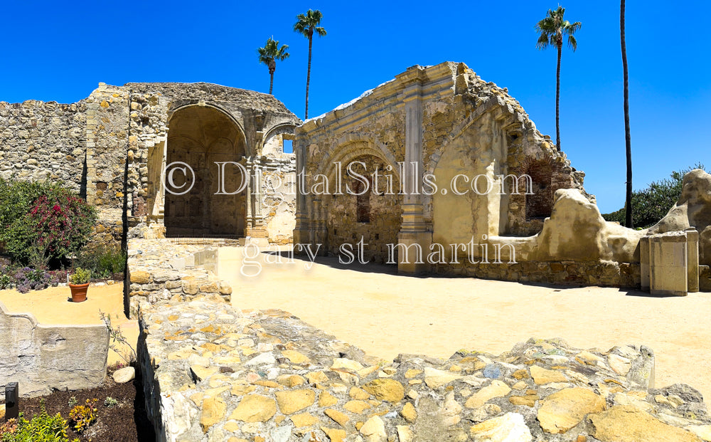 Historic Building At Mission San Juan CapistranoCapistrano  , Digital, California Missions