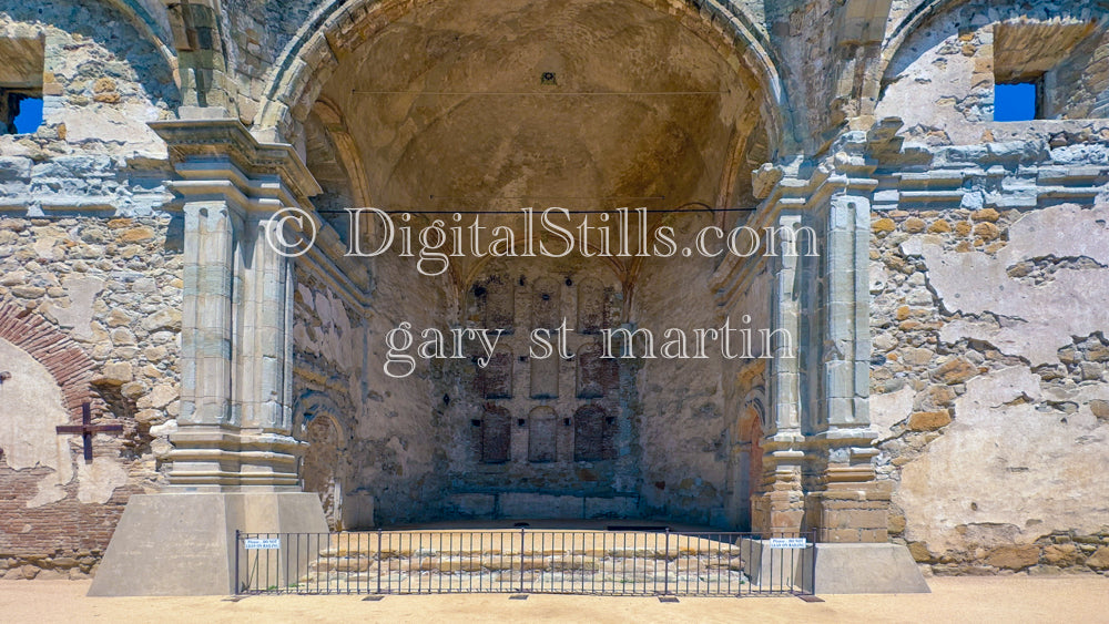 Copy of Historic Rock Building At Mission San Juan Capistrano , Digital, California Missions