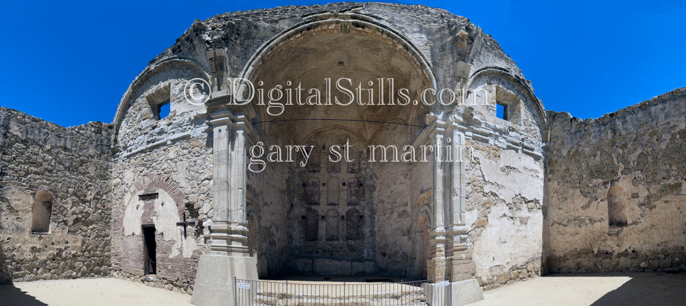 Copy of Historic Rock Building At Mission San Juan Capistrano V2 , Digital, California Missions