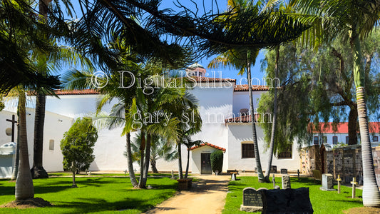 Trees In Mission San Luis Rey V3