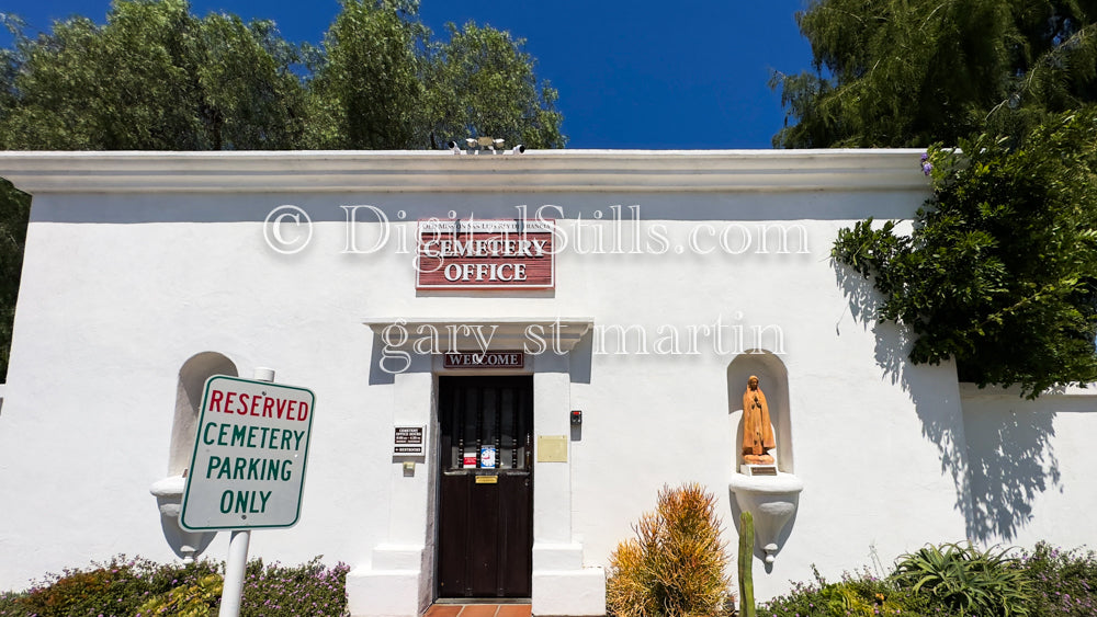 Cemetery Office At Mission San Luis Rey