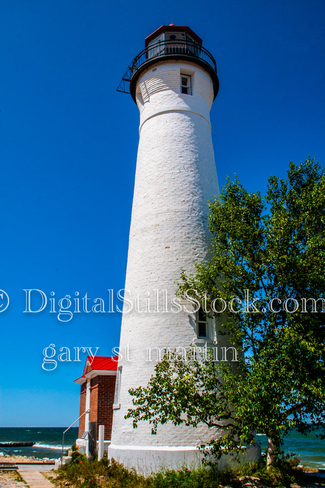 Close up of the Lighthouse, digital Crisp Point