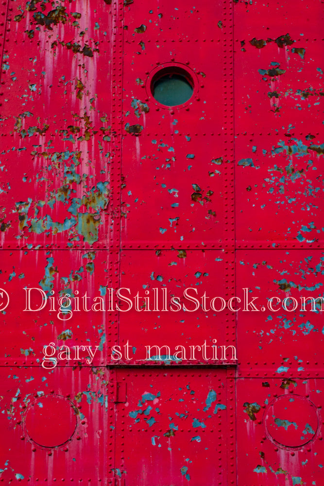 Looking at the texture of the wall of the lighthouse, digital Marinette Lighthouse