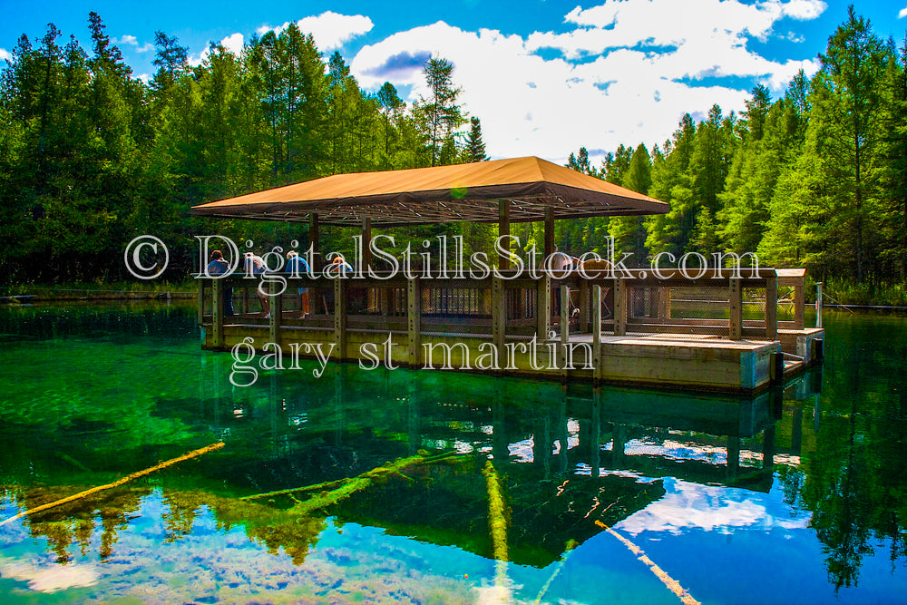 Public Raft on the Springs, People On-Board , Digital, Michigan, Springs